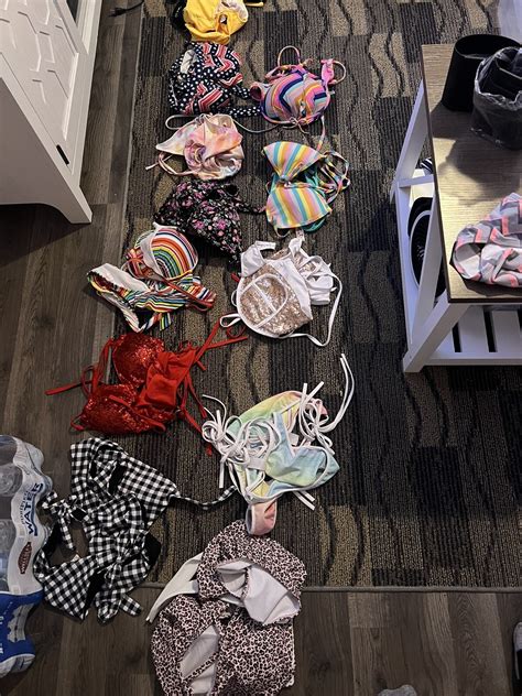 Huge Bikini Bathing Suit Tops And Bottoms Retail Gem