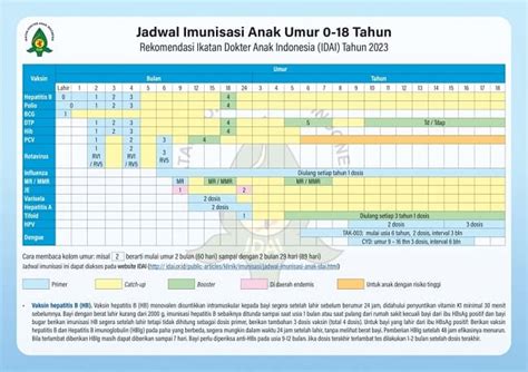 Perubahan Jadwal Imunisasi Anak Menurut IDAI 2023 Alomedika