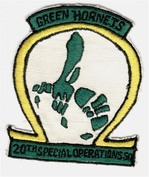 Vietnam Helicopter Insignia And Artifacts 20th Special Operations