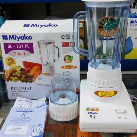 Jual Blender MIYAKO BL 101 PL Plastik 1 Liter SNI Garansi Resmi