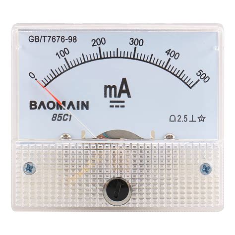 Amazon Baomain Analog Amper Metro C Dc Ma Panel Meter