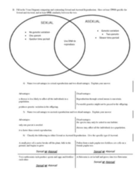 Sexual And Asexual Reproduction In Plants Worksheet Live Worksheets Worksheets Library