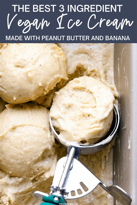 Dairy Free Banana Ice Cream 4 Ingredients Pinch Me Good