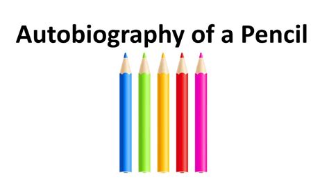 RashmiSudev Autobiography Of A Pencil YouTube