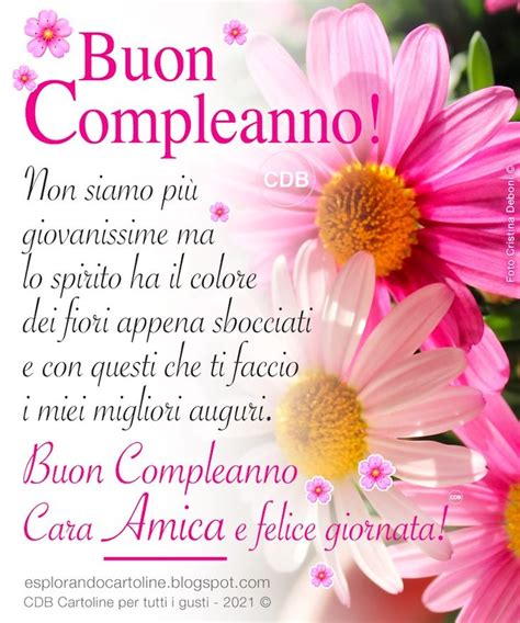 CDB Cartoline Per Tutti I Gusti BUON COMPLEANNO Cara AMICA E