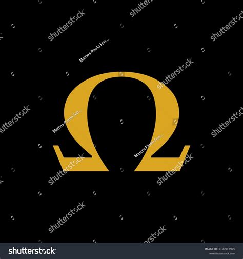 Omega Letter Symbol Greek Alphabet Stock Illustration 2199947925 ...