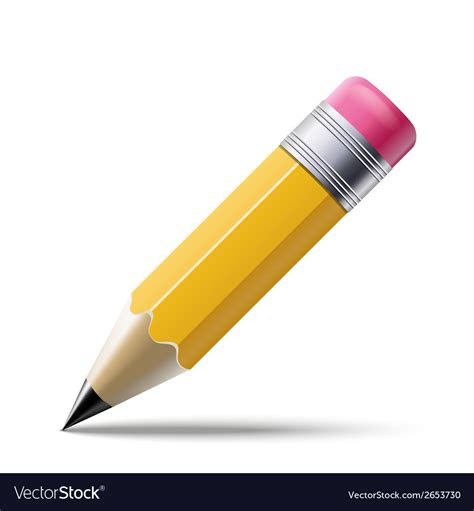 Pencil Royalty Free Vector Image Vectorstock