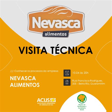 Visita Técnica Núcleo de Panificação e Confeitaria ACIJS ACIJS In Rede