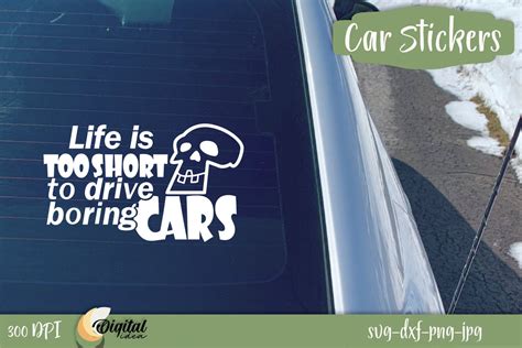 Car Stickers Decals. Funny Bumper Quotes&Sayings svg - So Fontsy