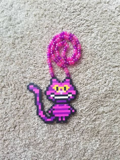 Cheshire Cat Perler Etsy