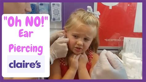 Ella S Ear Piercing At Claire S YouTube