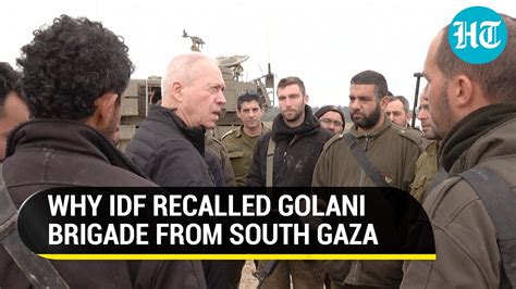 Israel Army-Hezbollah War: IDF Deploys Golani Brigade In North Near ...