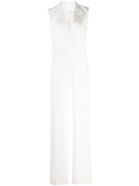 Simkhai Crepe Tailored Jumpsuit Farfetch