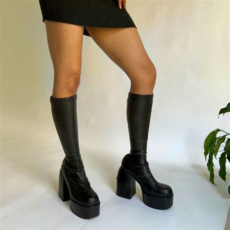 Naked Wolfe Knee High Boots Gem