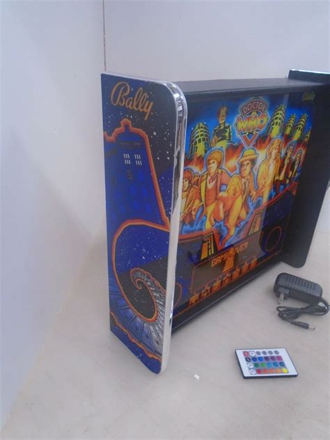 Bally Dr Who Pinball Head Led Display Light Box Ebay