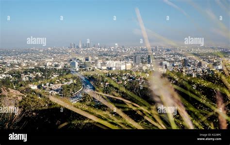 Los Angeles Skyline Stock Photo - Alamy