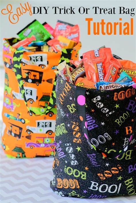 Easy DIY Trick Or Treat Bag Tutorial - Almost Supermom