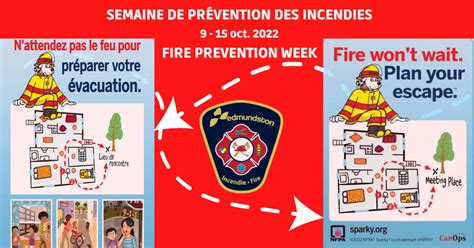 Mois De Prévention Des Incendies Plusieurs Activités à Edmundston