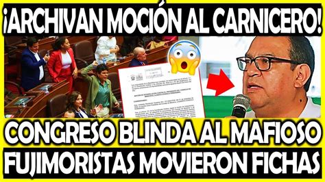 ¡ratas Lo Blindan Congreso Archiva MociÓn De InterpelaciÓn Contra El