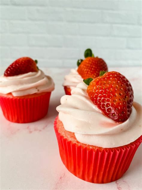 Homemade Strawberry Cupcakes Recipe Scrambled Chefs