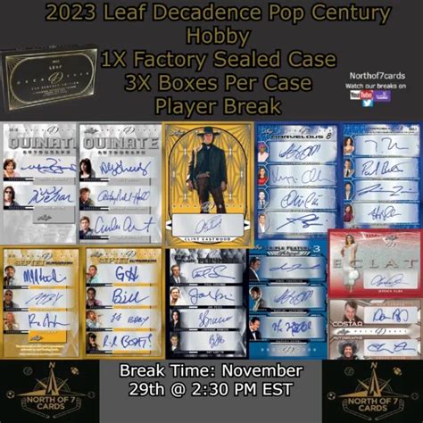 Macaulay Culkin 2023 Leaf Decadence Pop Century Hobby 1x Case Player