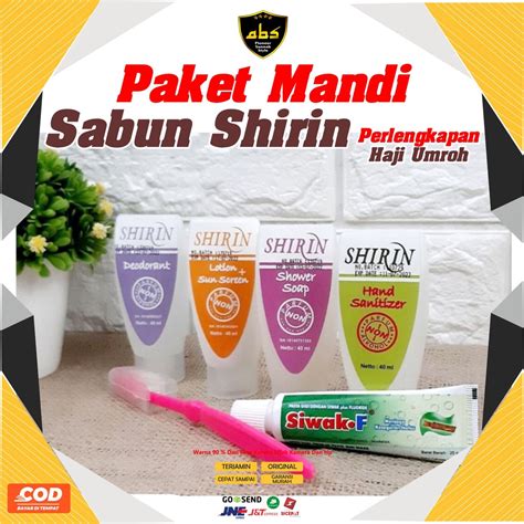 Jual Set Perlengkapan Mandi Haji Umroh Shirin Perlengkapan Haji Umroh