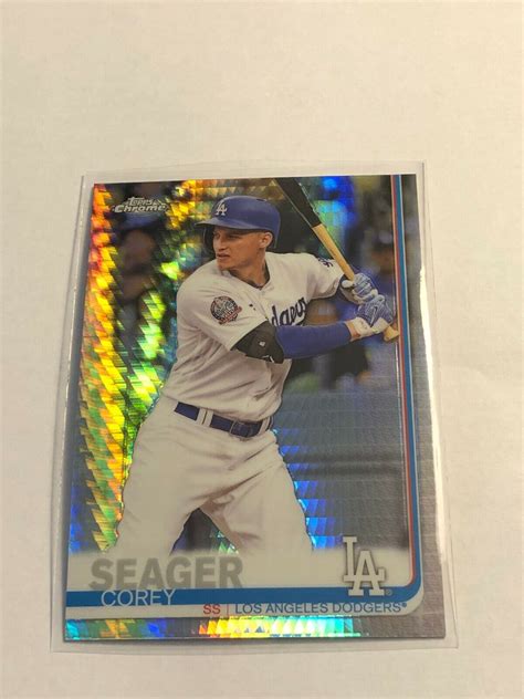 2019 Topps Chrome Prism Refractor Baseball Complete Your Set You