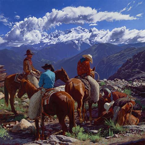 cowboys  work western paintings western art western artwork