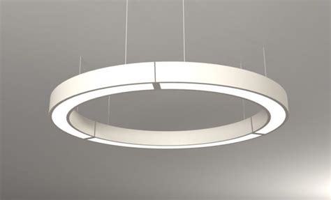 Large Ring Led Suspended Pendant Light The Urban Decor