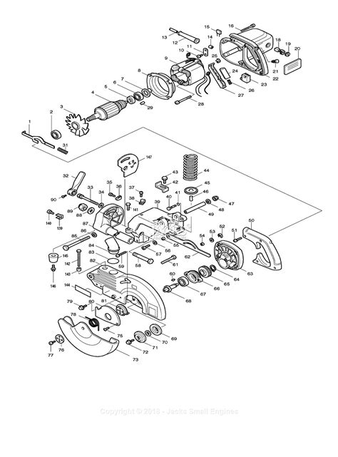 Makita Miter Saw Parts Diagram