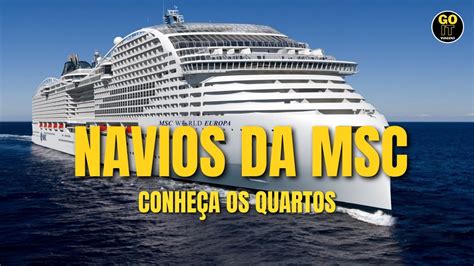 Veja Como S O Os Quartos Dos Navios Da Msc Cruzeiros Youtube