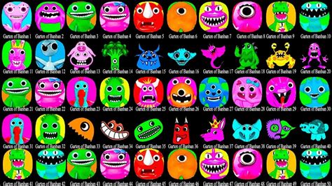 Grimace Monster Scary Survival Imposter In Garten Doors Rainbow