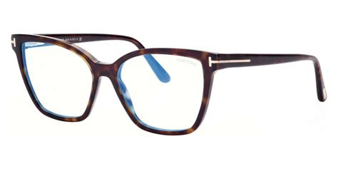 Tom Ford FT5812 B 052 53 Classic Dark Havana T Logo Eyeglasses