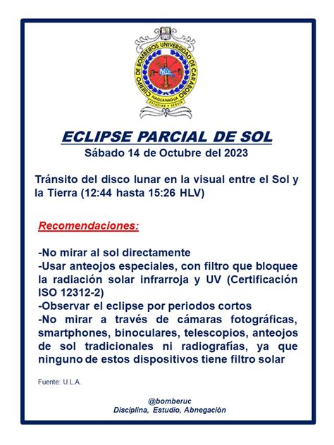 Eclipse Parcial De Sol De Este S Bado Sigue Estos Consejos