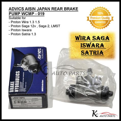 JAPAN Aisin Advics TRW Wheel Cylinder Rear Brake Pump For Wira Saga