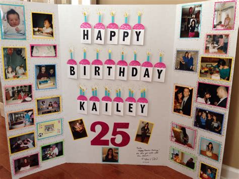 Poster Board Birthday Card