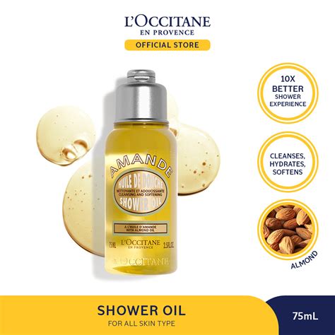 Jual L Occitane Almond Shower Oil Ml Sabun Mandi Cair Membersihkan