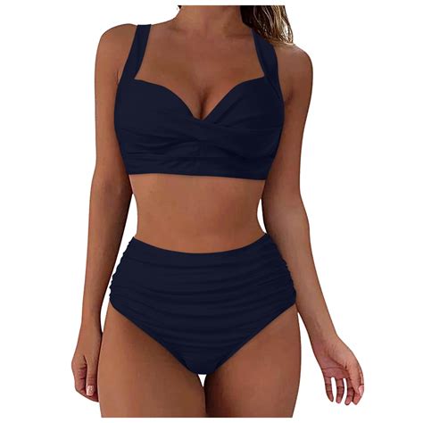 Himmake Women Swimsuits Tummy Control Womans Bathing Suits High