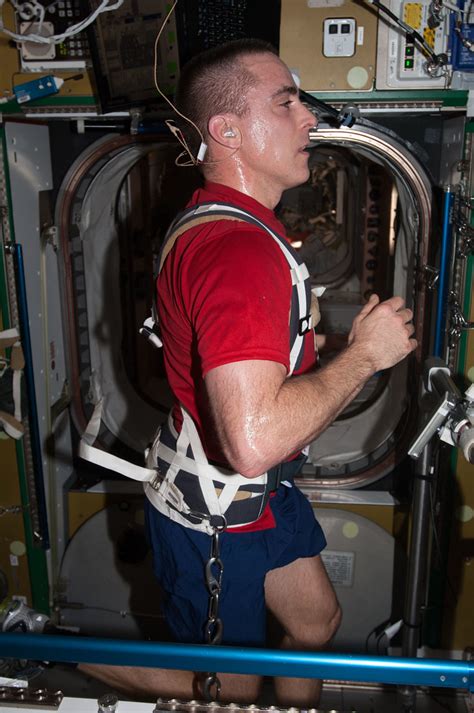 Astronaut Chris Cassidy Excercises With Colbert Iss E Flickr