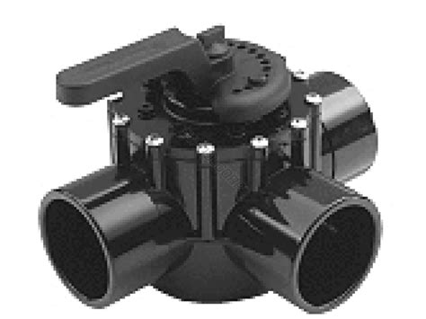 Pentair 25 3 3 Port Cpvc Fullfloxf Diverter Valve 263056 Ez Pool