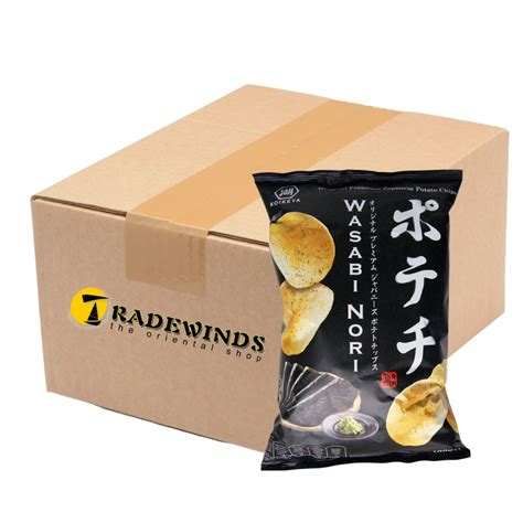 Koikeya Japanese Crisps Wasabi Nori Flavour 12x100g — Tradewinds