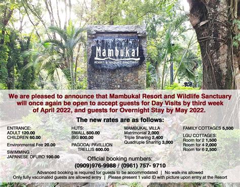 Mambukal Resort and Wildlife Sanctuary (2022 Update) - Bacolod City Properties