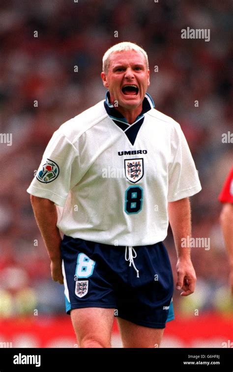 Soccer - Euro '96 - England v Spain Stock Photo - Alamy