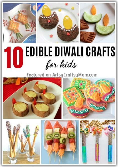 10 Cute and Easy Edible Crafts for Diwali - Artsy Craftsy Mom