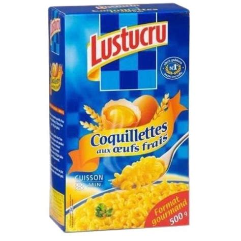 LUSTUCRU Pâtes Coquillettes aux Oeufs 500g Cdiscount Au quotidien