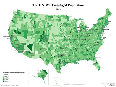 Working Age Population In The U S Vivid Maps