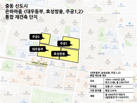 중동신도시 재건축 1번 타자는 누구은하마을 사전동의율 87 돌파