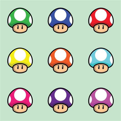 Mushroom of super mario 10830667 Vector Art at Vecteezy