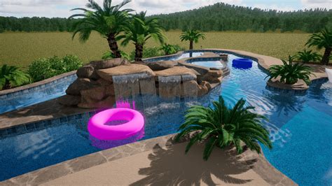 Lazy River Pool Design | Swimming Pool Design Plans