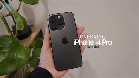 아이폰 14 프로 스페이스 블랙 언박싱 🖤 Iphone 14 Pro Space Black Unboxing Youtube